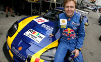 Philipp Peter to second place in the first FIA-GT 
